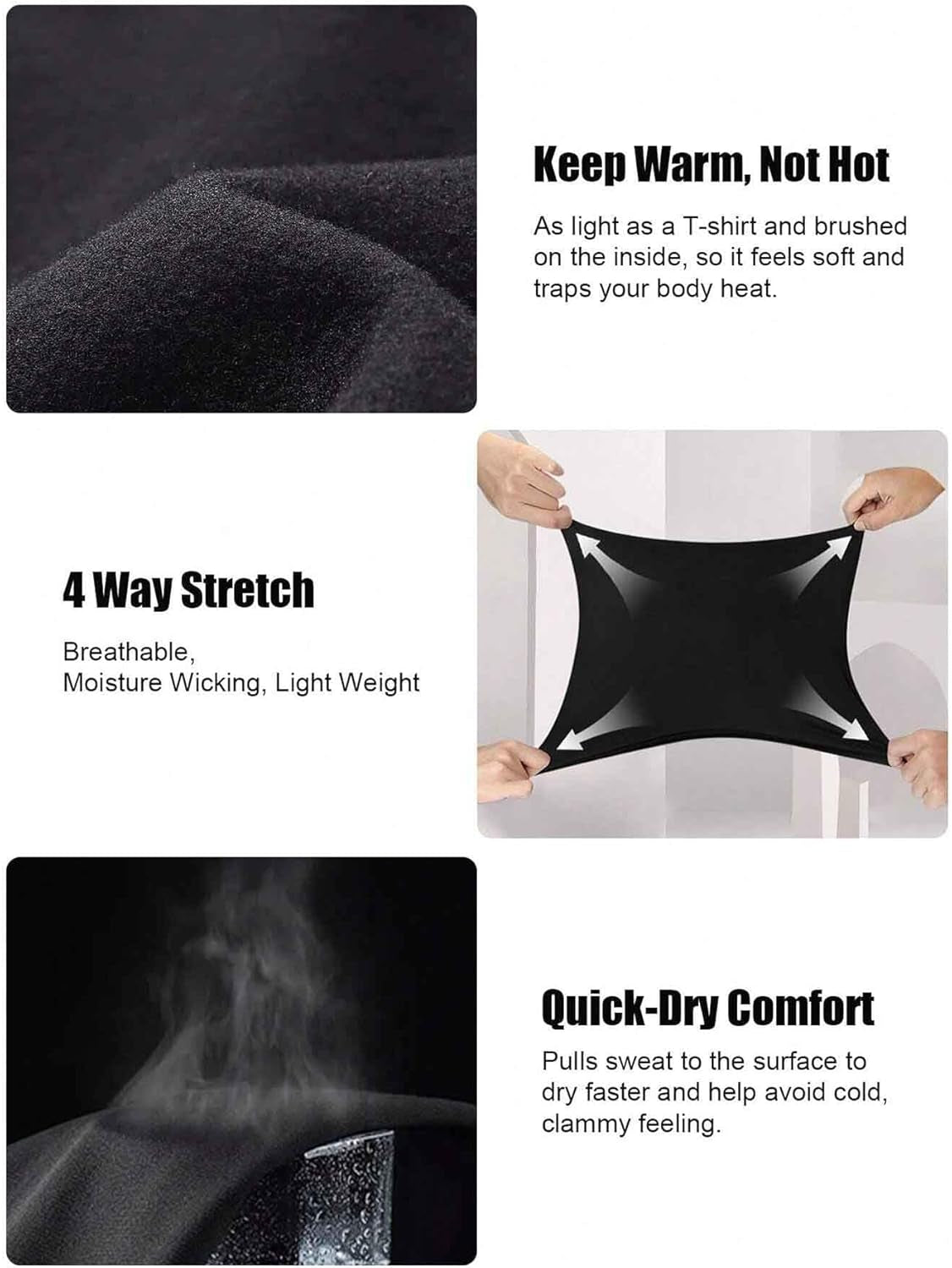 Boy'S Thermal Underwear Set Long Sleeve Athletic Base Layer Compression Underwear Shirt Tights Set