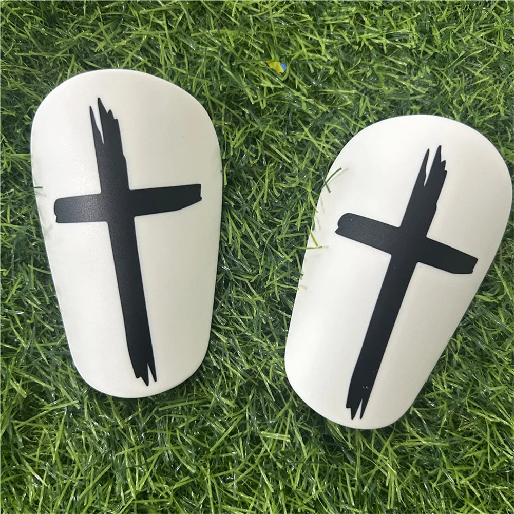 1 Pair Shin Pads EVA Cross Soccer Miniature Shin Guard Shock Absorbing Mini Shin Guards Lightweight for Kids Youth and Adults