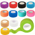12-Pack Self-Adhesive Bandages, First Aid Tape, Elastic Self-Adhesive Tape, Athletic, Sports, Wrist and Ankle Tape