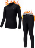 Thermal Underwear Set for Kids Thermals Top and Bottom Set Boys Long Johns Base Layer Thermal Set