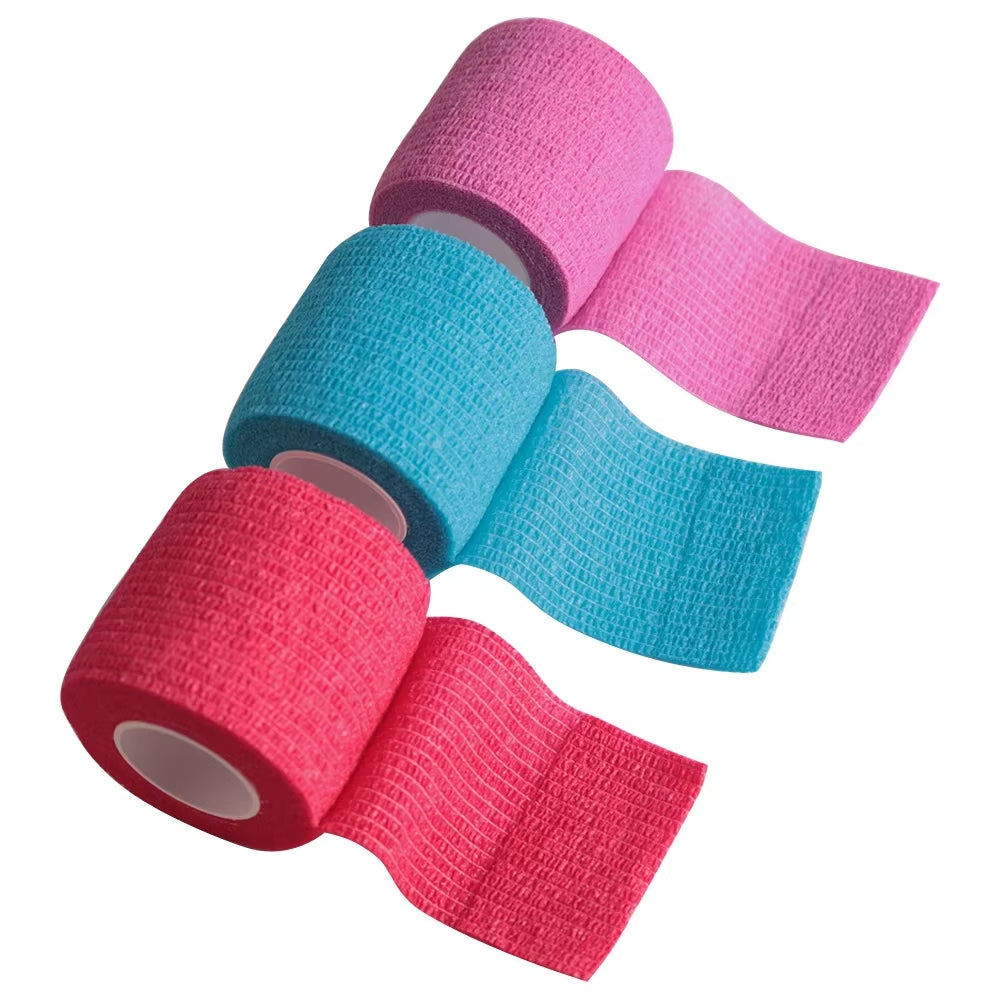 Cotton Breathable Medical Gauze Bandage for Outdoor Sports Elastic Self-Adhesive Bandages Fixing Wrist Elbow Knee Ankle Bandage