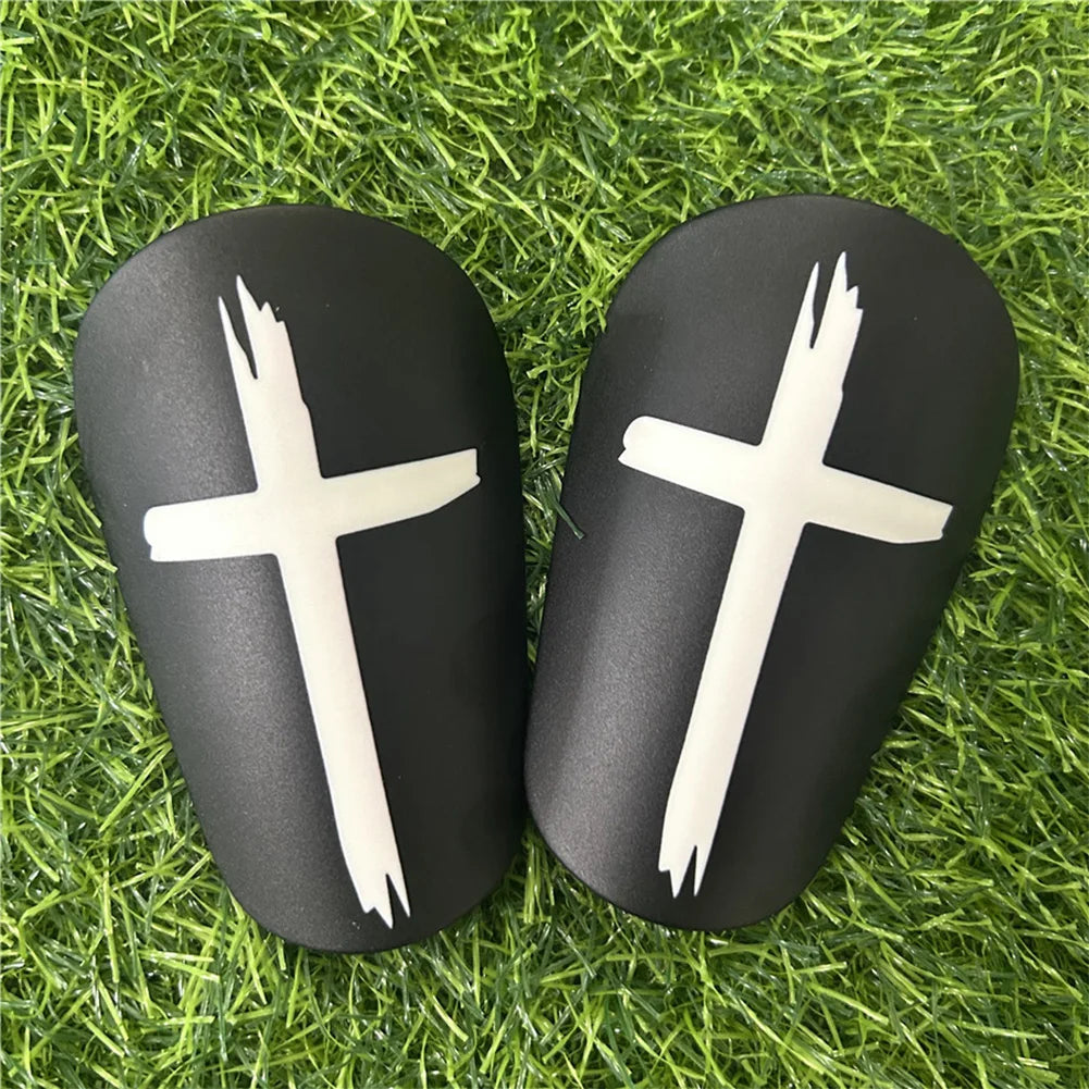 1 Pair Shin Pads EVA Cross Soccer Miniature Shin Guard Shock Absorbing Mini Shin Guards Lightweight for Kids Youth and Adults