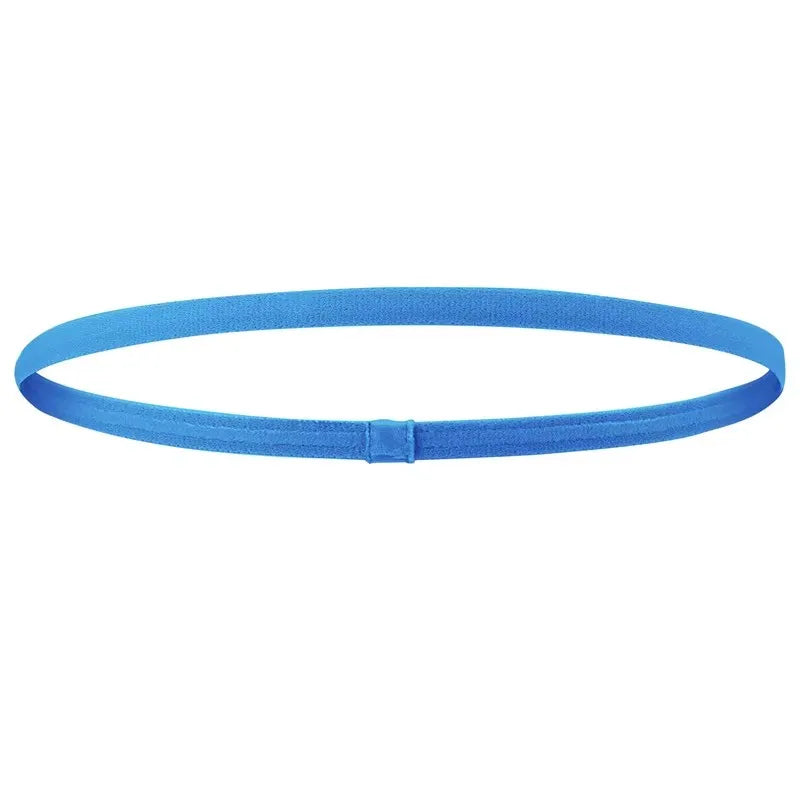 1/2/5Pcs Women Sweatbands Football Yoga Pure Hair Bands Anti-Slip Elastic Rubber Thin Sports Headband Men Hair Accessories