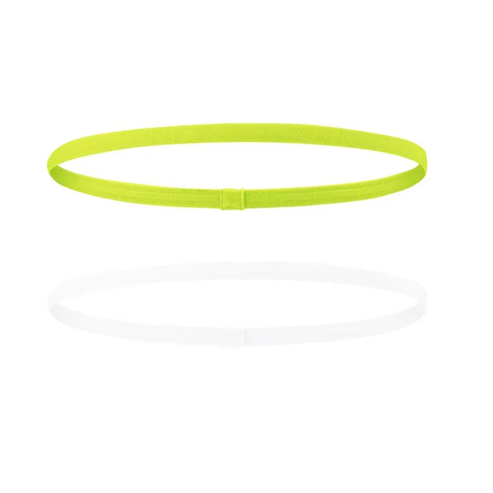 1/2/5Pcs Women Sweatbands Football Yoga Pure Hair Bands Anti-Slip Elastic Rubber Thin Sports Headband Men Hair Accessories