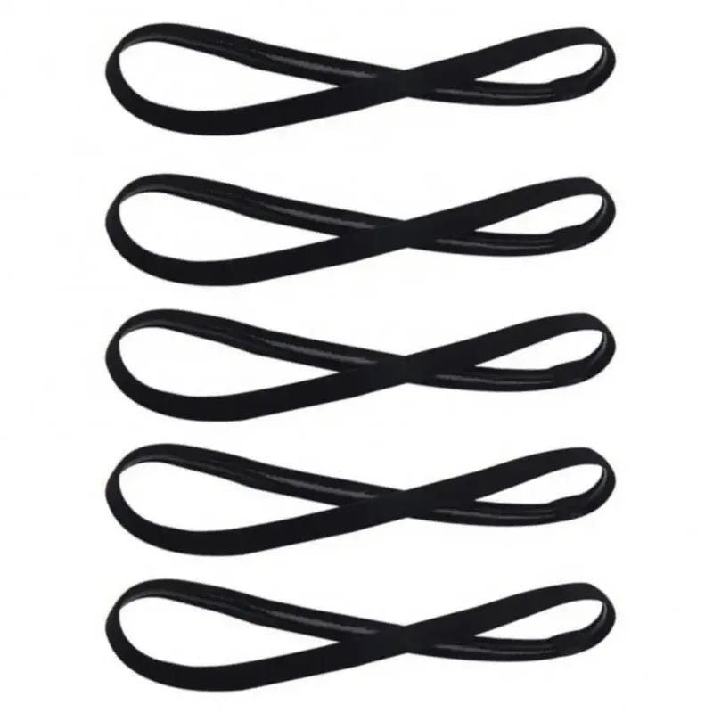 1/2/5Pcs Women Sweatbands Football Yoga Pure Hair Bands Anti-Slip Elastic Rubber Thin Sports Headband Men Hair Accessories