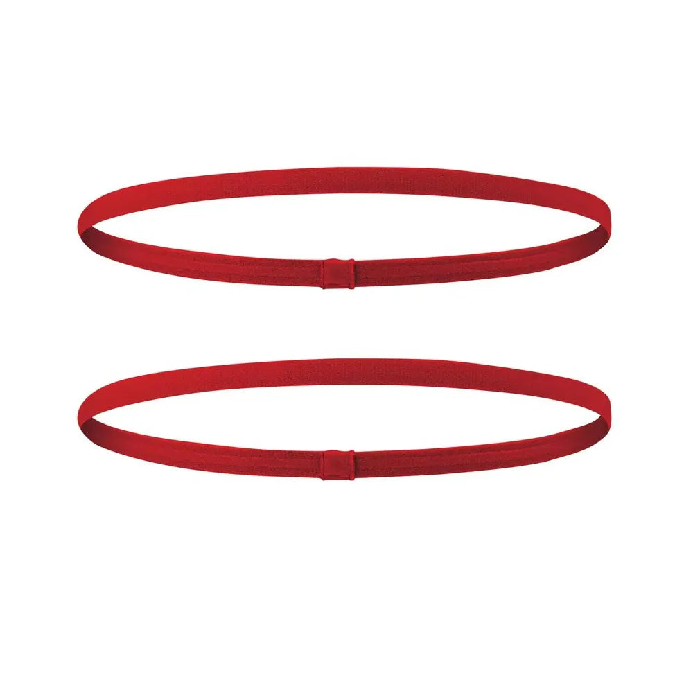 1/2/5Pcs Women Sweatbands Football Yoga Pure Hair Bands Anti-Slip Elastic Rubber Thin Sports Headband Men Hair Accessories