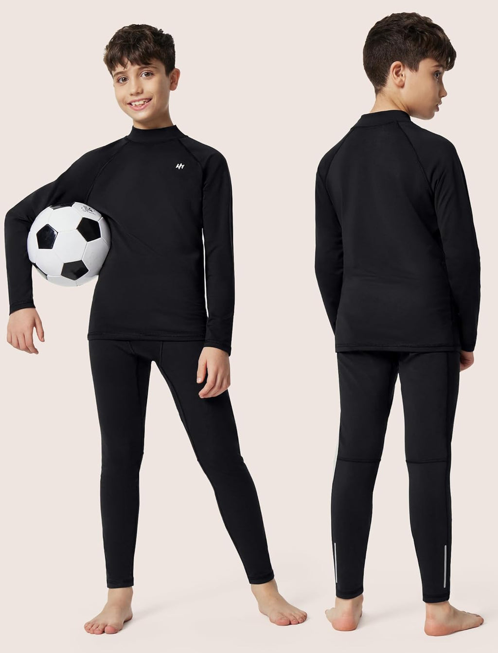 Thermal Underwear Set for Kids Thermals Top and Bottom Set Boys Long Johns Base Layer Thermal Set