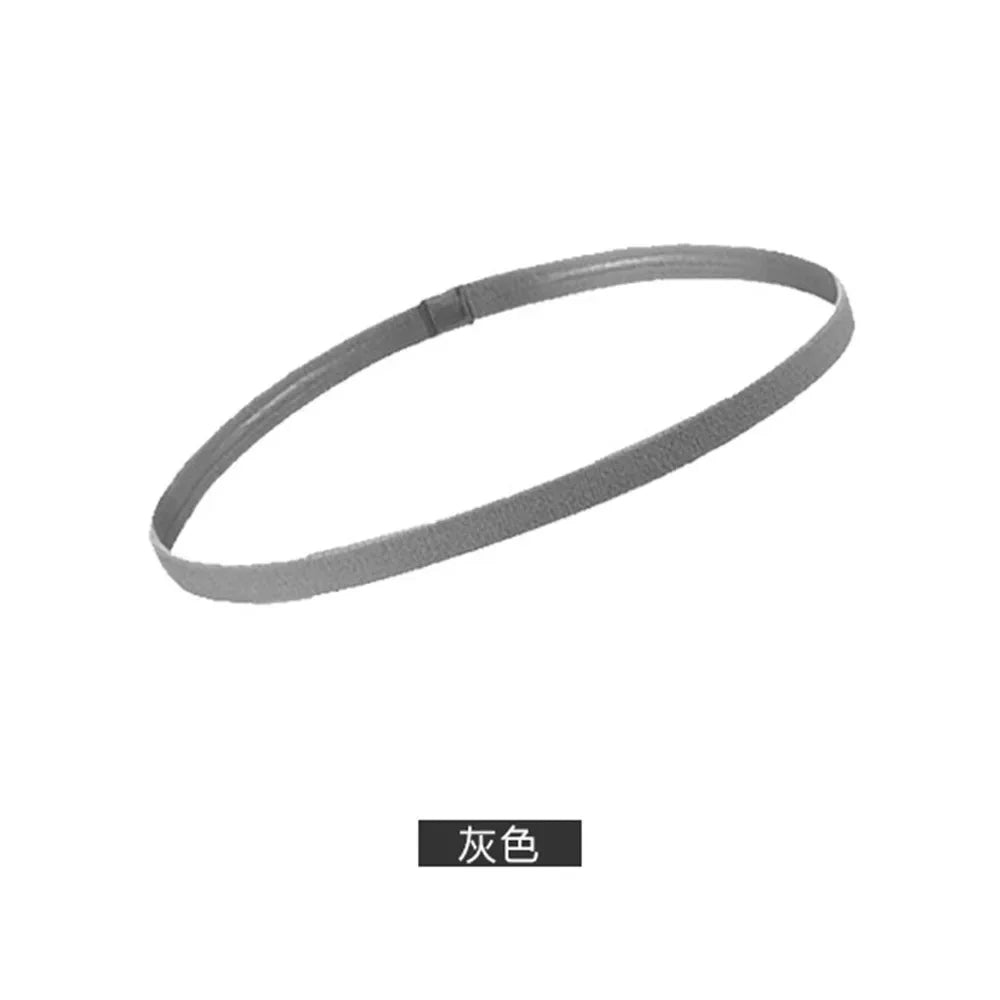 1/5/20Pcs Simple Elastic Headbands Unisex Sports Hairband Non-Slip Silicone Strip Sweat Guide Yoga Running Fitness Accessories