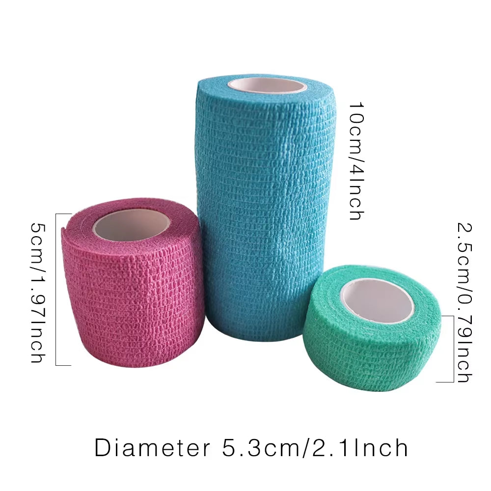 Cotton Breathable Medical Gauze Bandage for Outdoor Sports Elastic Self-Adhesive Bandages Fixing Wrist Elbow Knee Ankle Bandage