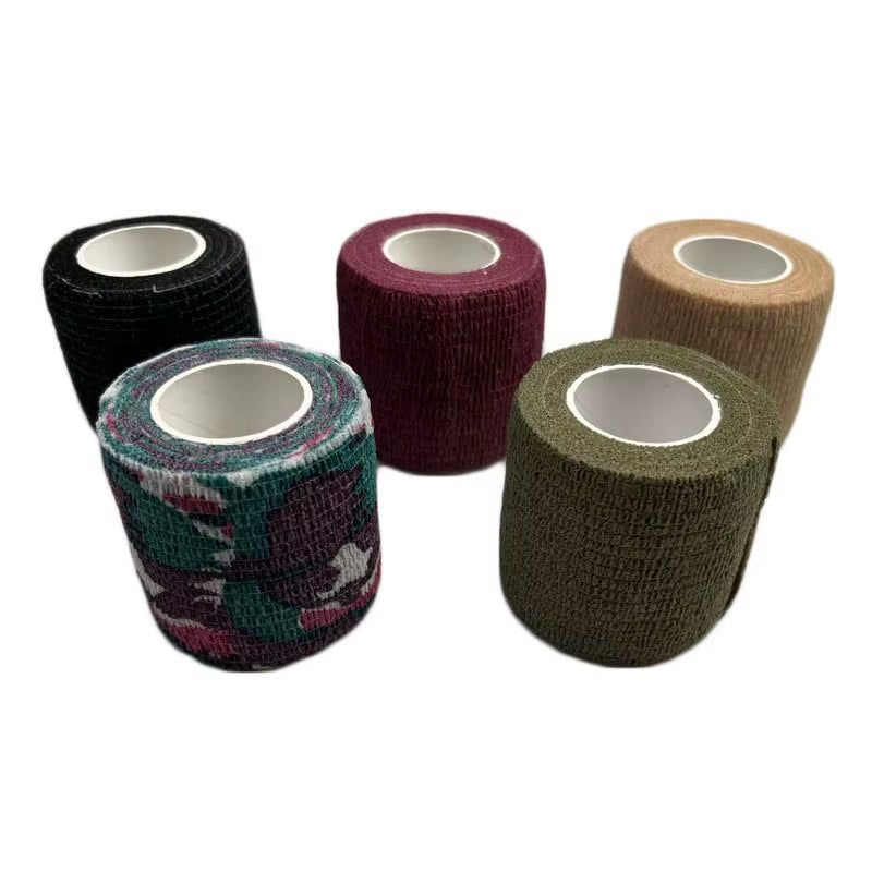 Elastic Bandage Self-Adhesive Tape for Finger Wrist Ankle Breathable Sport Fixer Tape Medical Camouflage Wrap Pet Animal Bandage