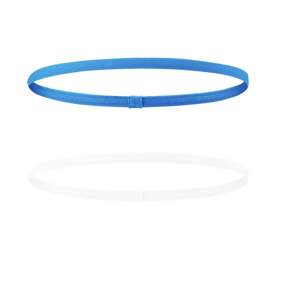 1/2/5Pcs Women Sweatbands Football Yoga Pure Hair Bands Anti-Slip Elastic Rubber Thin Sports Headband Men Hair Accessories