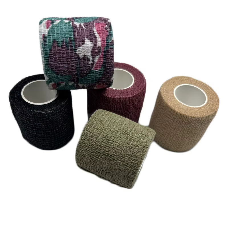Elastic Bandage Self-Adhesive Tape for Finger Wrist Ankle Breathable Sport Fixer Tape Medical Camouflage Wrap Pet Animal Bandage