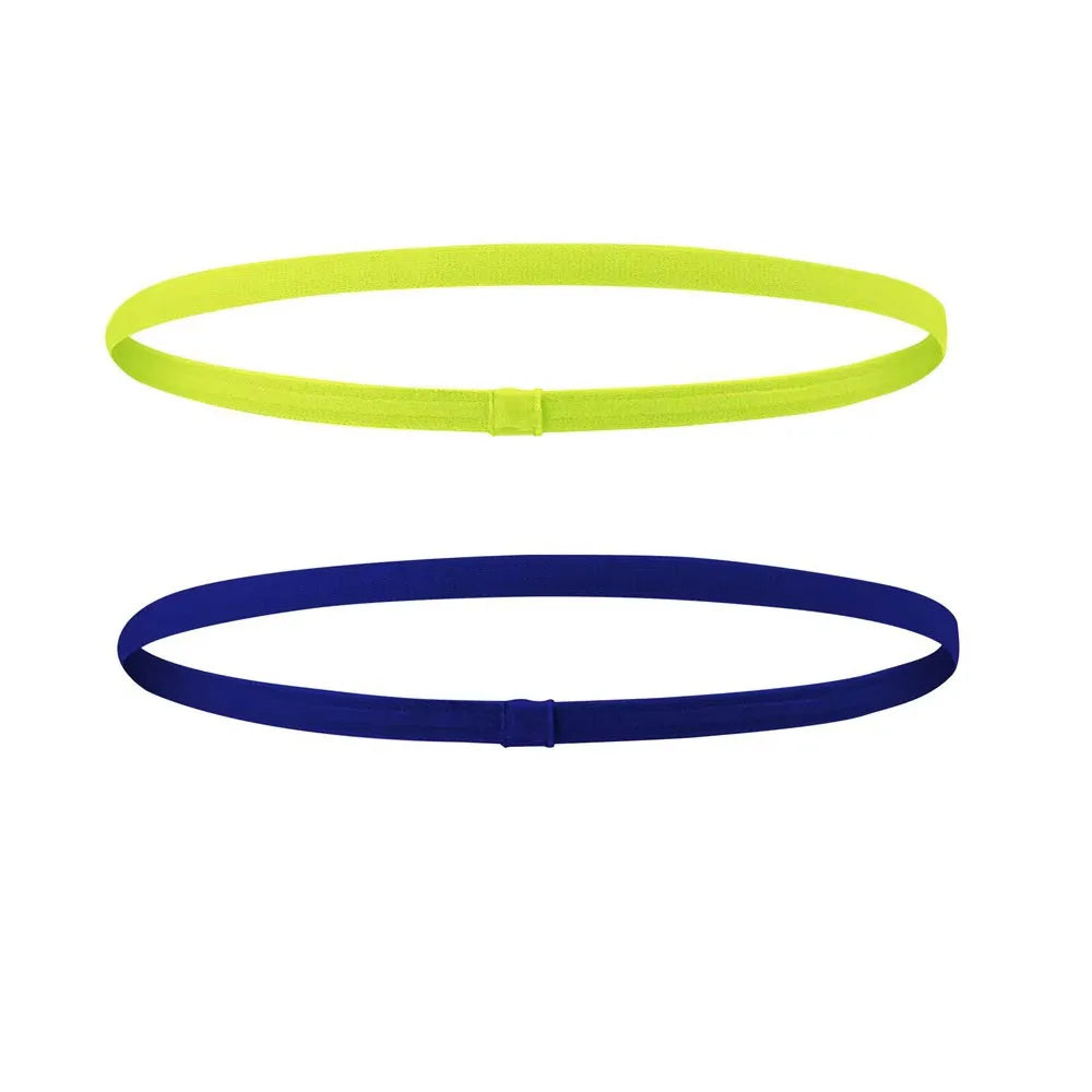 1/2/5Pcs Women Sweatbands Football Yoga Pure Hair Bands Anti-Slip Elastic Rubber Thin Sports Headband Men Hair Accessories