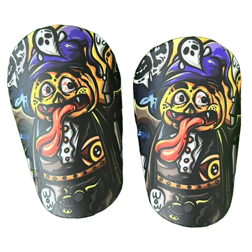1 Pair Shin Pads EVA Cross Soccer Miniature Shin Guard Shock Absorbing Mini Shin Guards Lightweight for Kids Youth and Adults