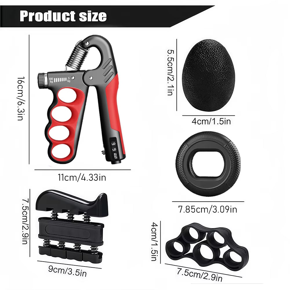 5-150Kg Adjustable Grip Strength Device for Rehabilitation Training, Muscle Enhancement, Strength Training, Grip Strength Device