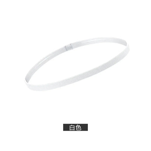 1/5/20Pcs Simple Elastic Headbands Unisex Sports Hairband Non-Slip Silicone Strip Sweat Guide Yoga Running Fitness Accessories