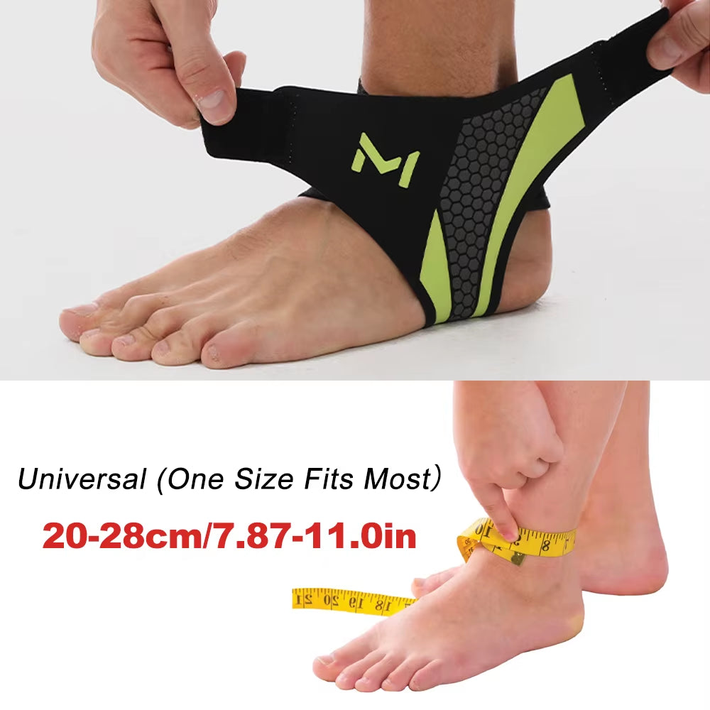 1PCS Ankle Brace & Elastic Supports for Men and Women, Ankle Support Ankle Compression Sleeve, Plantar Fasciitis Relief Achilles