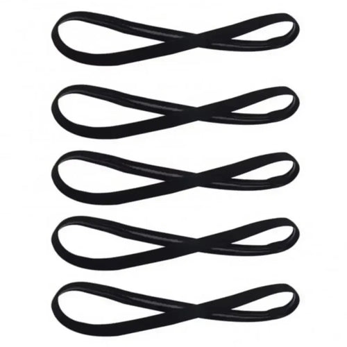 1/5/20Pcs Simple Elastic Headbands Unisex Sports Hairband Non-Slip Silicone Strip Sweat Guide Yoga Running Fitness Accessories