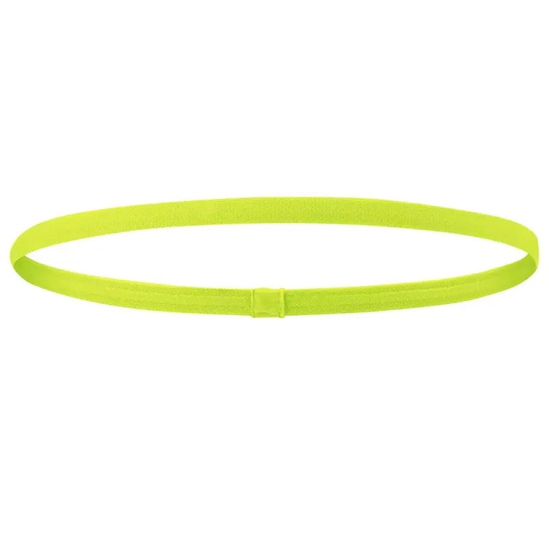 1/2/5Pcs Women Sweatbands Football Yoga Pure Hair Bands Anti-Slip Elastic Rubber Thin Sports Headband Men Hair Accessories