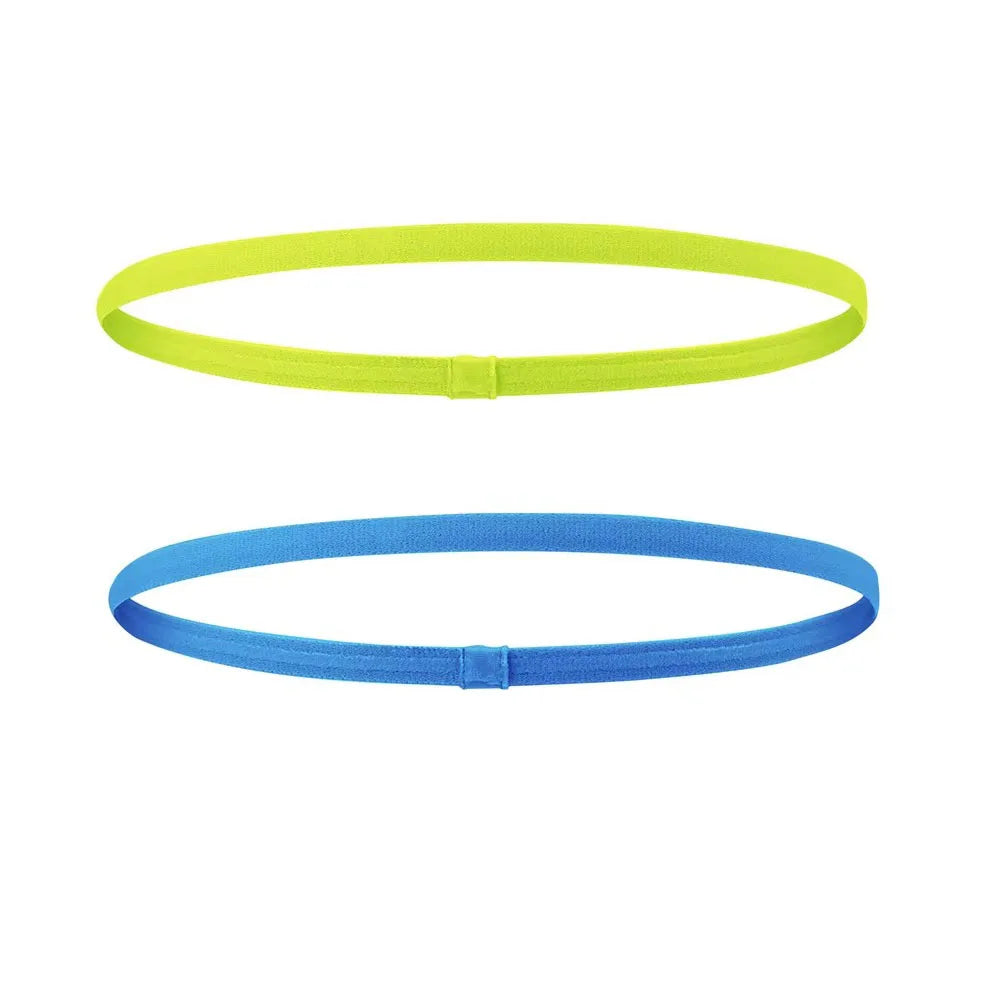 1/2/5Pcs Women Sweatbands Football Yoga Pure Hair Bands Anti-Slip Elastic Rubber Thin Sports Headband Men Hair Accessories