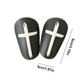 1 Pair Mini Soccer Shin Guards Cross Small Football Shin Pads Shock Absorbing Soccer Leg Protector for Men Women