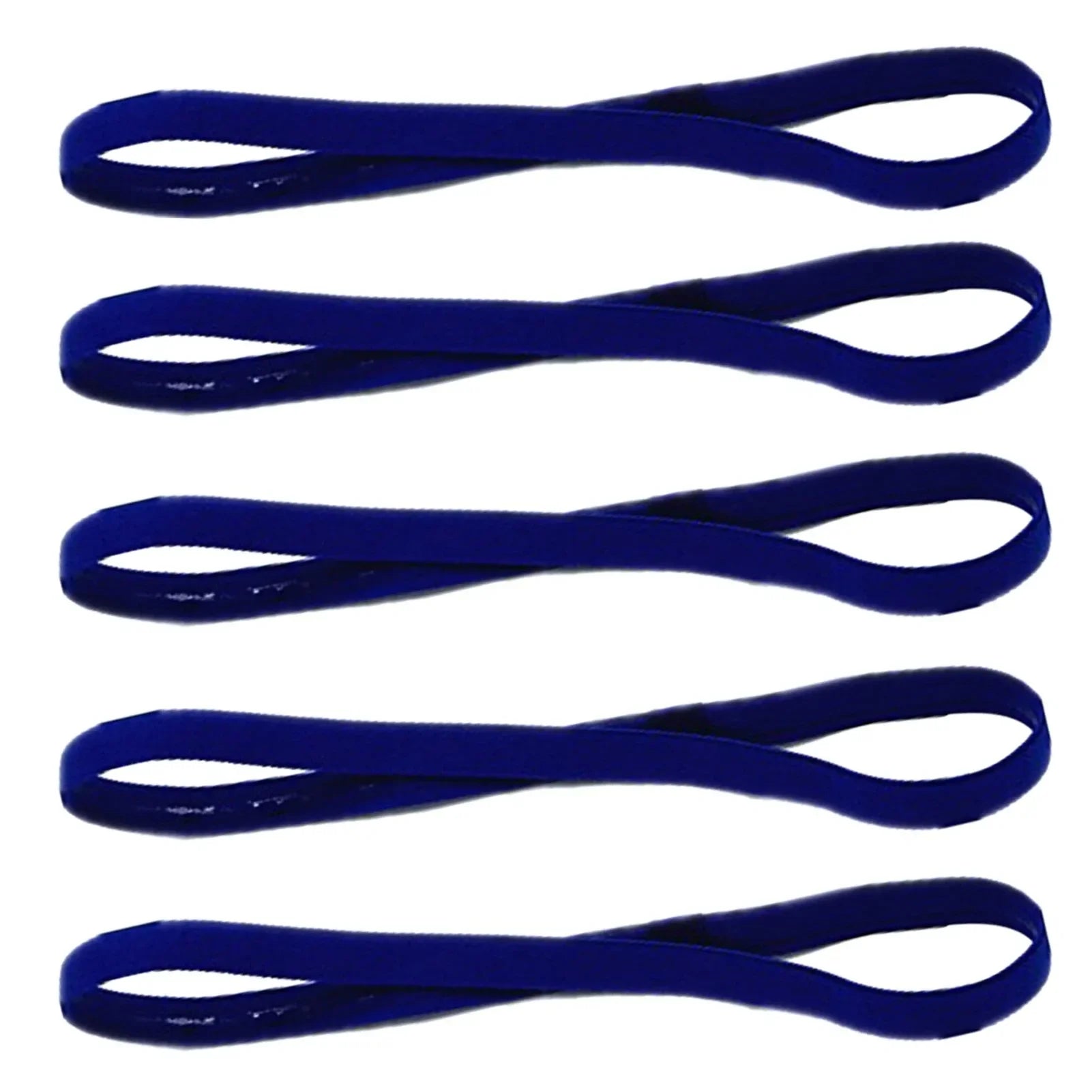 1/5/20Pcs Simple Elastic Headbands Unisex Sports Hairband Non-Slip Silicone Strip Sweat Guide Yoga Running Fitness Accessories