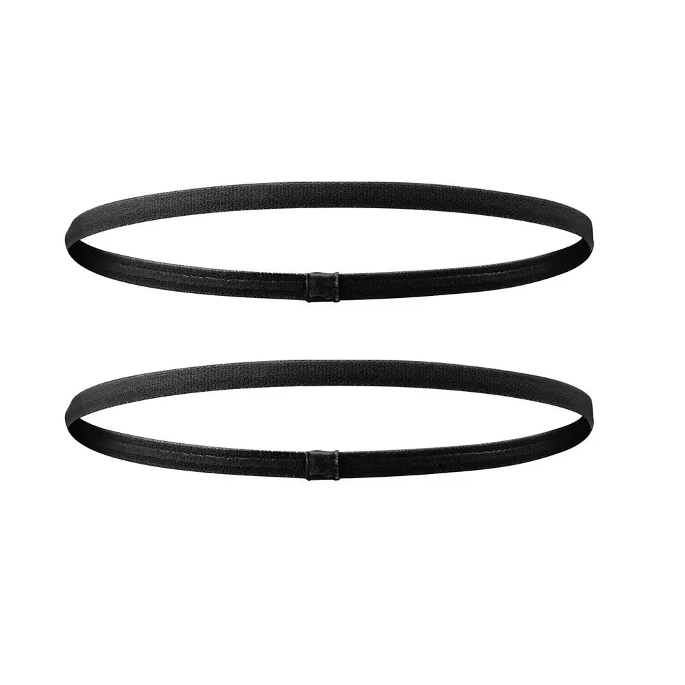 1/2/5Pcs Women Sweatbands Football Yoga Pure Hair Bands Anti-Slip Elastic Rubber Thin Sports Headband Men Hair Accessories