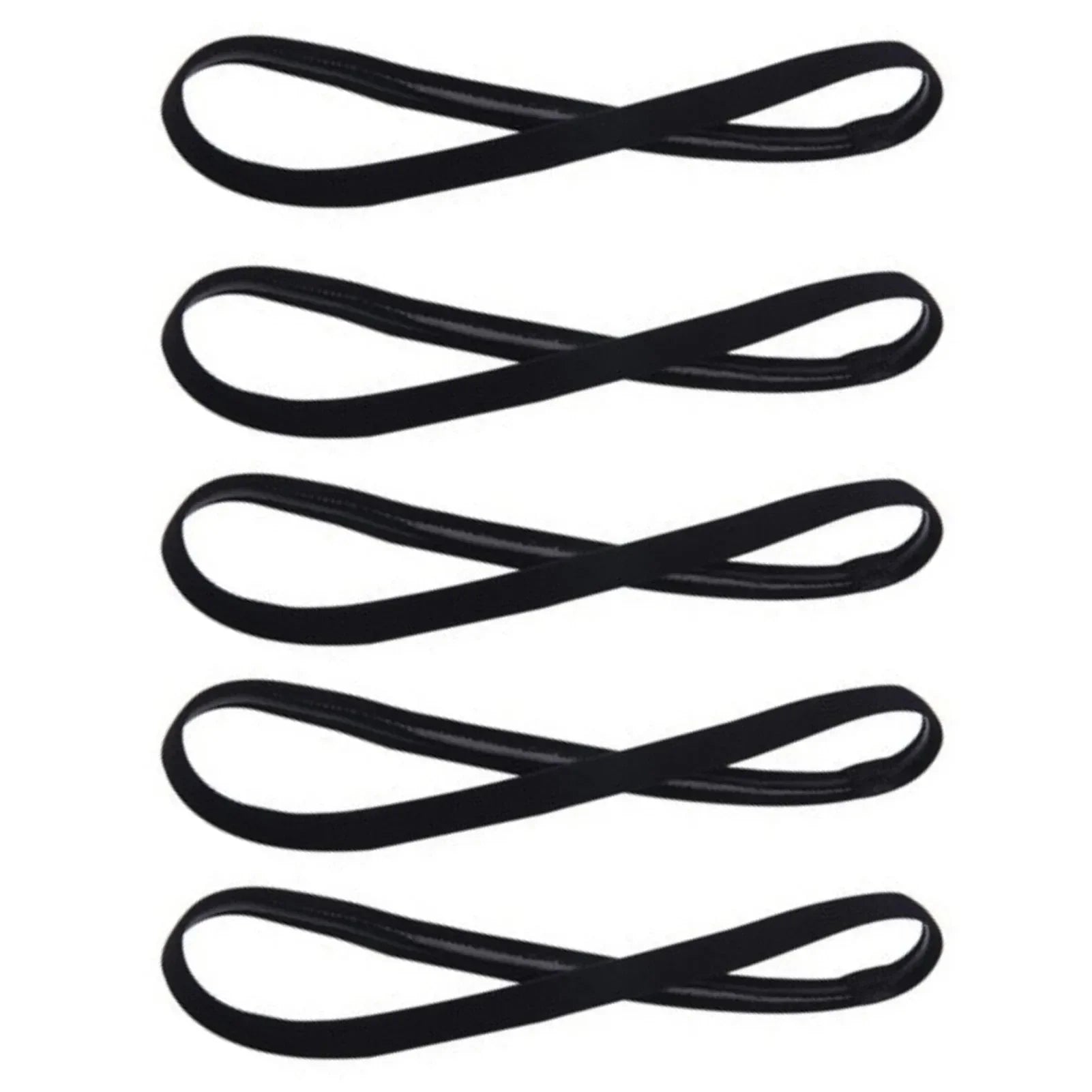 1/5/20Pcs Simple Elastic Headbands Unisex Sports Hairband Non-Slip Silicone Strip Sweat Guide Yoga Running Fitness Accessories